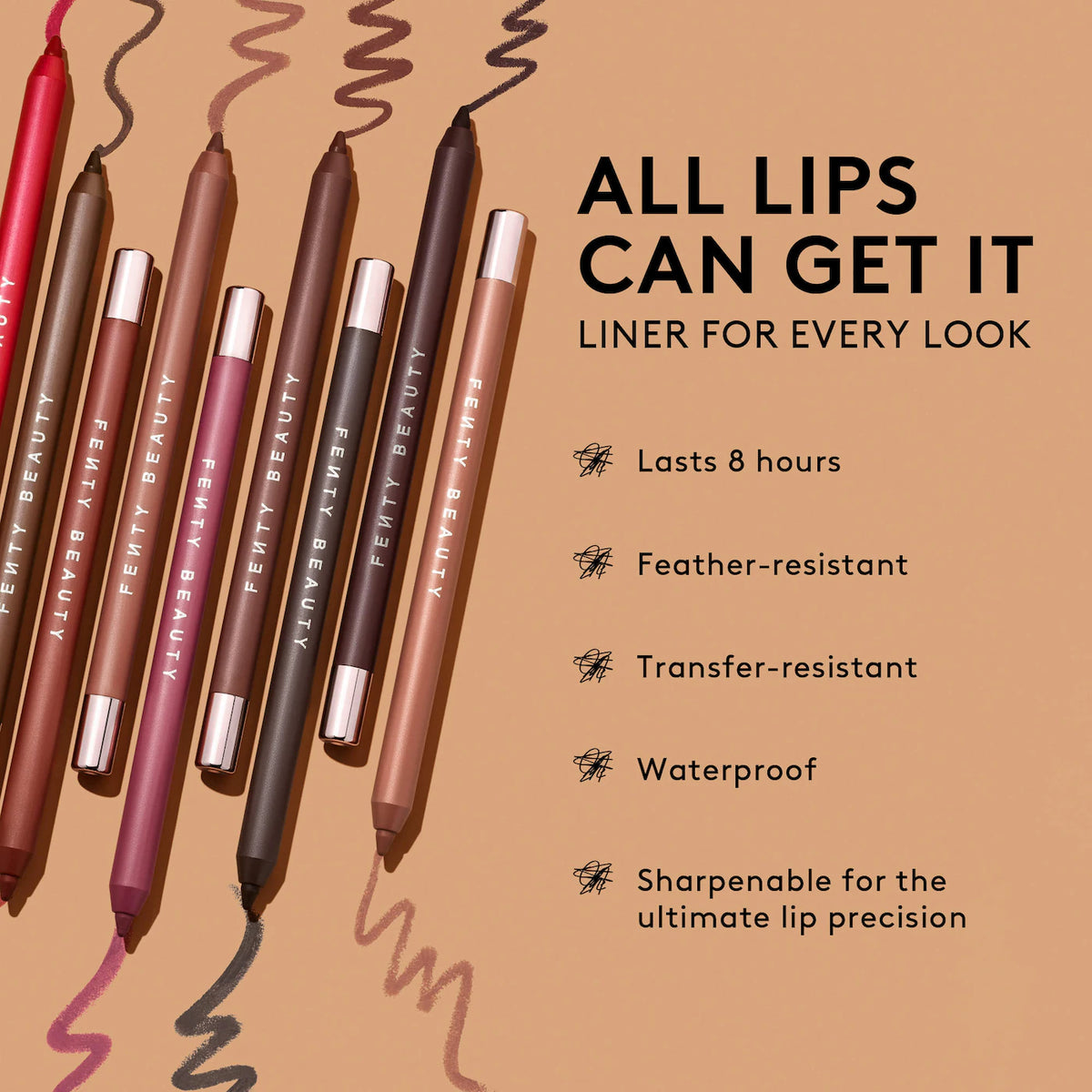 Fenty Beauty Berry Brown'd Pout Lip Liner + Gloss Stick Duo
