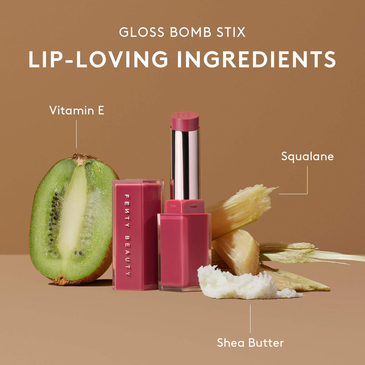 Fenty Beauty Berry Brown'd Pout Lip Liner + Gloss Stick Duo